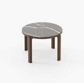 Приставной столик Tasos Ø64 керамика