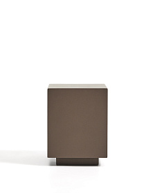 Уличный столик Rustella из коричневого бетона, 35 x 35 см