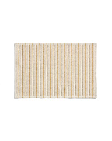 Хлопковый коврик для ванной Merade с желтыми полосками, 50 x 80 см