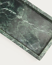 Поднос Serela из зеленого мрамора 35 x 18 см