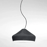 Подвесной светильник Pleat Box LED 47 черно-белый