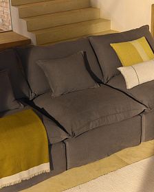 Двухцветный шерстяной плед Orlet, 130 x 170 см