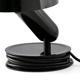 BELA Черная настольная лампа с зажимом 1XE27