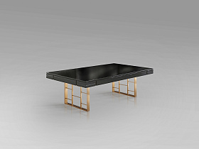 Vita Журнальный стол антрацитовый/розовое золото