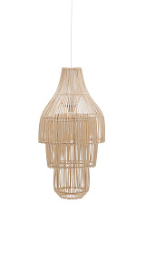 Janoa Абажур подвесного светильника из ротанга Ø38 см