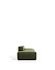 Трехместный диван Blok из толстого зеленого вельвета, 290 см