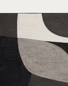 Абстрактная черно-белая картина Onure, 45 x 180 см