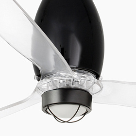 Потолочный вентилятор Eterfan черный/прозрачный 128 см
