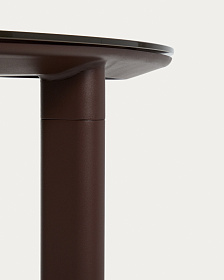 Уличный стол Erice из алюминия и закаленного стекла коричневого цвета, 180 x 90 см