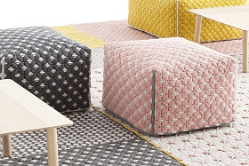 Пуф маленький Silai розовый