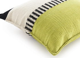 Подушка Rustic Chic Geo. фисташковая 64x64