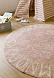 Ковер круглый Алфавит Round ABC (розовый) 150R