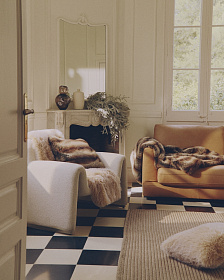 Ковер Ardelia из синтетических волокон бежевый 160 x 230 см