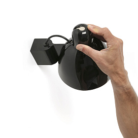 Черный бра Venice ш200 1X E27