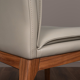 Стул CALPE экокожа PU78, шпон ореха F