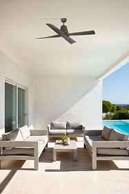 Коричневый потолочный вентилятор Typhoon