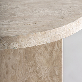 Приставной столик Thiennes 36370 из травертина