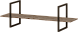 Полка Terra 100x24 дерево