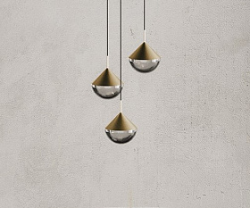 Подвесной светильник Nino латунный