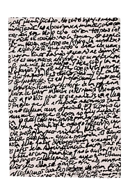 Ковер Black on white Manuscrit 300x400