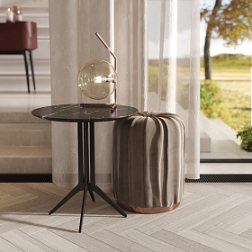 Приставной столик Flamingo 1 мрамор Carrara