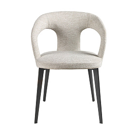 Стул 4173 из ткани цвета слоновой кости