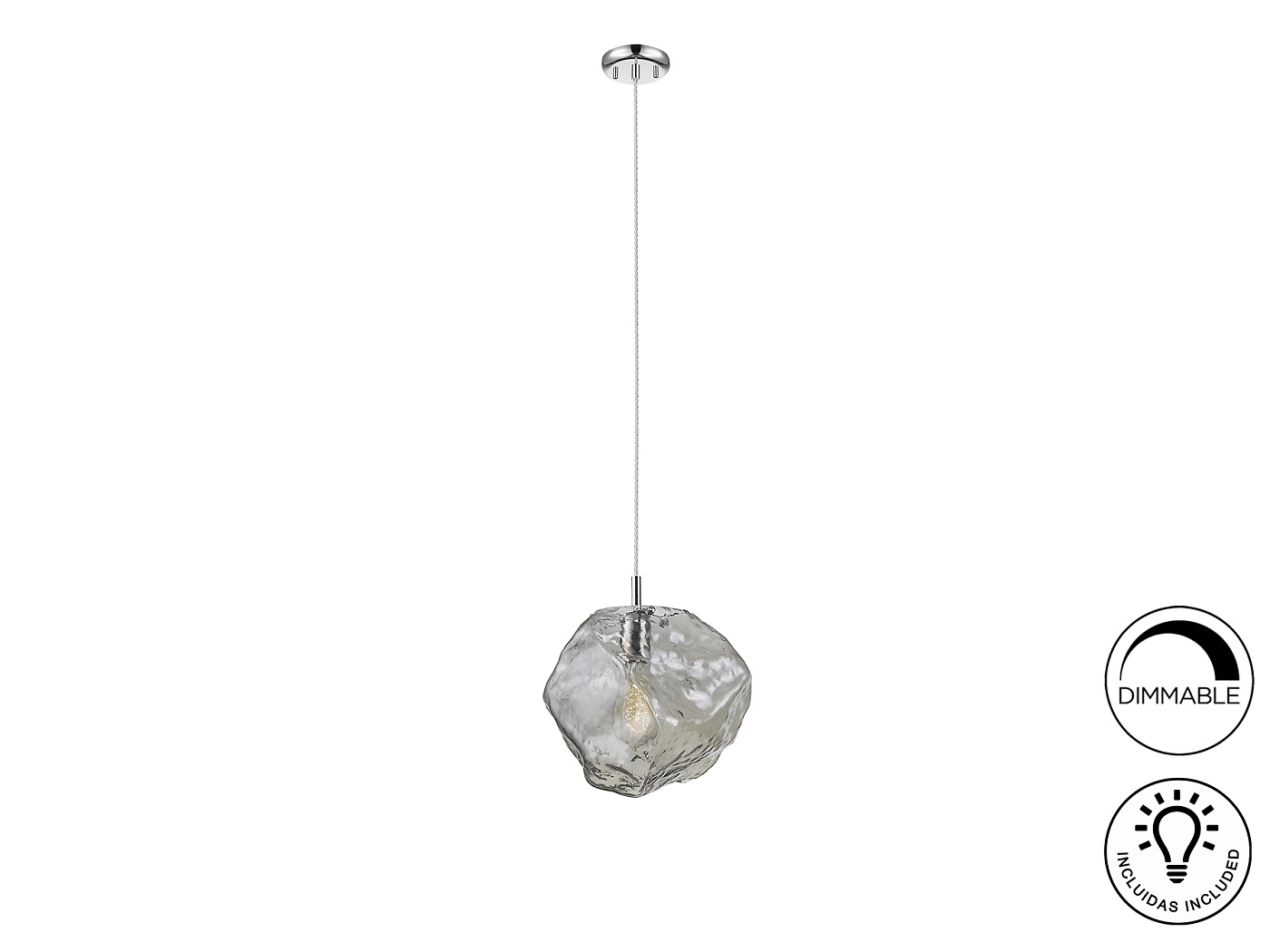 Подвесной светильник Petra Ø27 1L E27 хром