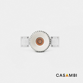 Tulipa Белый встраиваемый даунлайт без рамки 7W 15° 2700K CRI90 Casambi