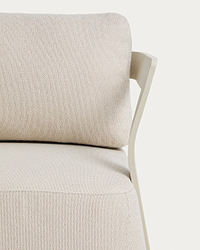 Уличное кресло Tamaris из алюминия цвета экрю