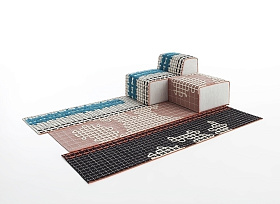 Ковер Bandas Alfombras натуральный 180