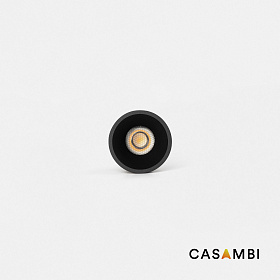 Tulipa Черный встраиваемый даунлайт 10W 36° 4000K CRI90 Casambi