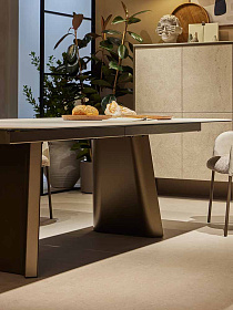 Раздвижной стол Tul закругл.столешница 180x100