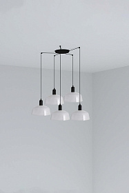 Подвесной светильник TATAWIN белый 5xE27