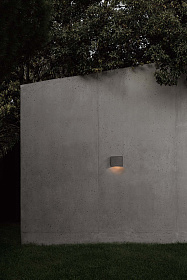 GROT 160 Уличный настенный светильник цементно-серый LED 6W 2700K