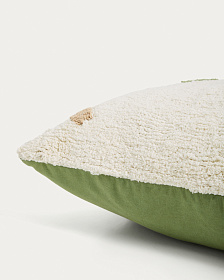 Подушка напольная Epifania белый хлопок с разноцветными точками