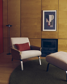 Подставка для ног Amsen бежевого цвета