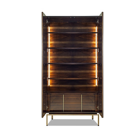 Шкаф двухдверный с 4 полками CORAL CR4014