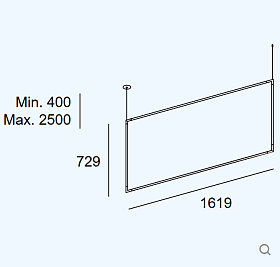 Подвес Tubs Modular Rectangular Vertical 00-A143-05-M1 