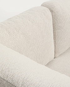 Трехместный диван Nerano из алюминия серо-коричневого цвета, 208 см