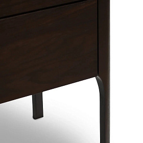 Витрина RONDA темный орех V36W1