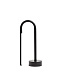 Переносная настольная лампа Bow из черного алюминия