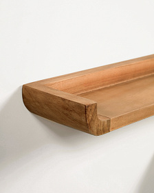 Набор из 2 полок Shamel из массива тика 50 х 5 см