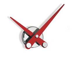 Настенные часы Axioma Mini i хром-красный