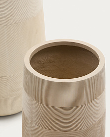 Набор из 2 кашпо Tival из песчаника бежевого цвета Ø 45 см