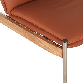 Коричневое кресло Michelle 