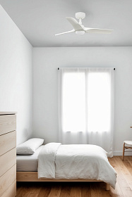 Потолочный вентилятор HEY S Ш900MM белый 3 P LED 10W CCT TUYA