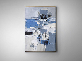 Картина Paisaje azul акрил 83X123