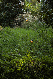 LILY 650 Уличный маяк на штыке черный LED 3W 2700K 24V