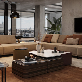 Журнальный столик Arizona I шпон эвкалипта