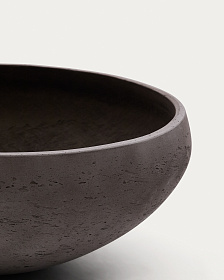 Набор из 2 кашпо Nura цемент терракотового цвета  Ø55 см